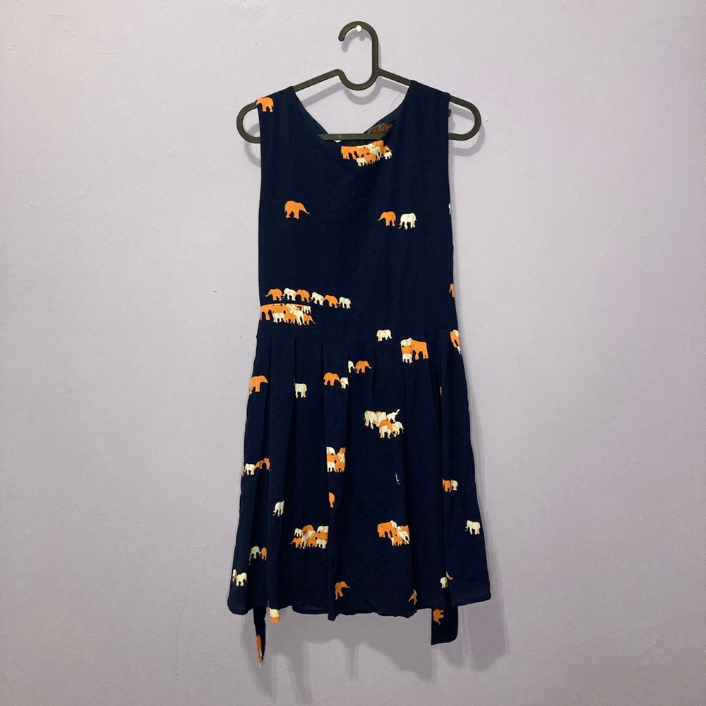 Elephant print dress
